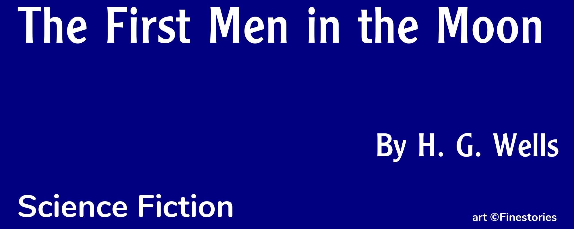 The First Men in the Moon - Cover