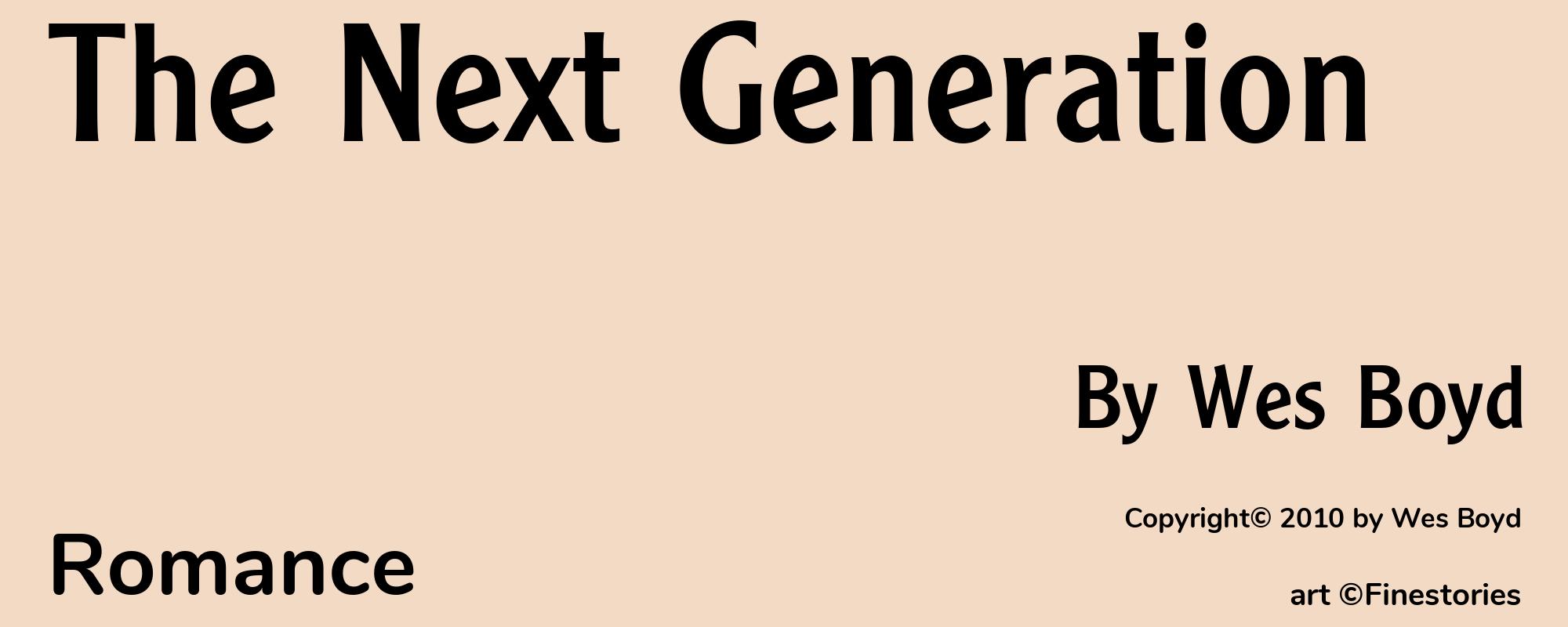 The Next Generation - Cover