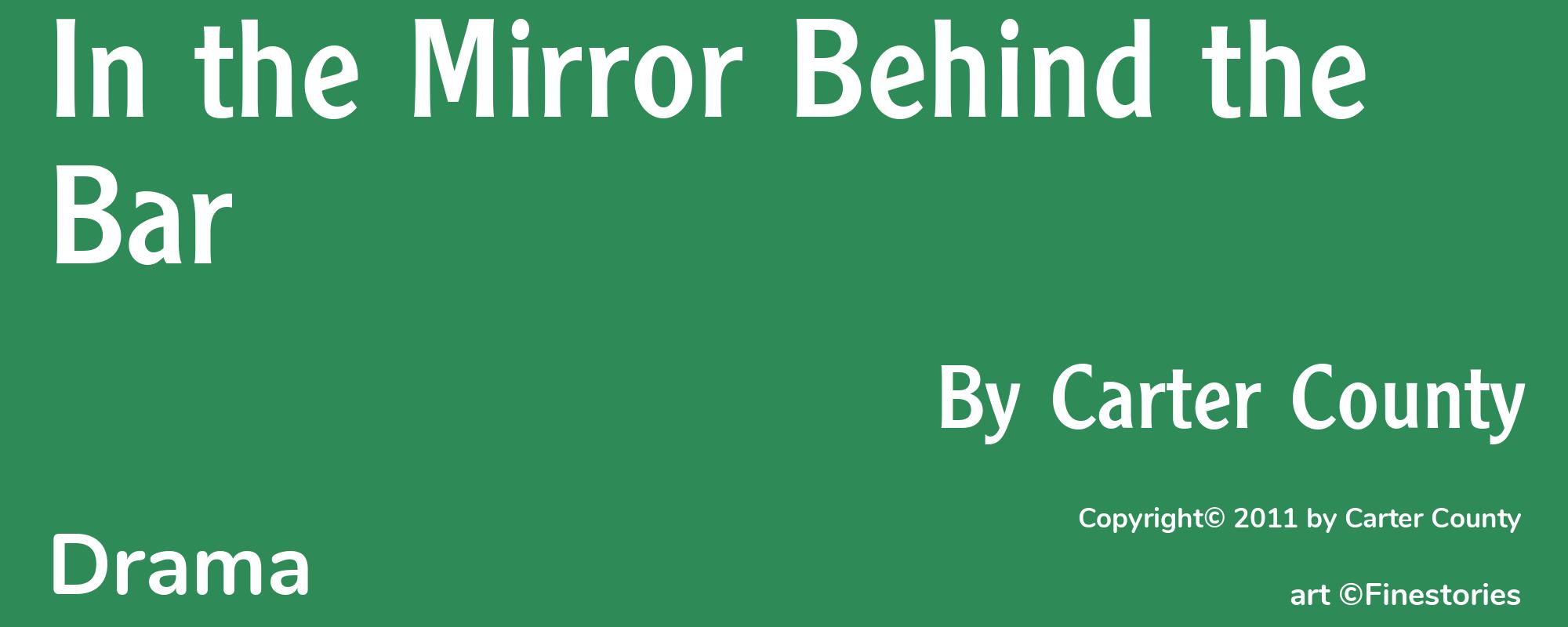 In the Mirror Behind the Bar - Cover