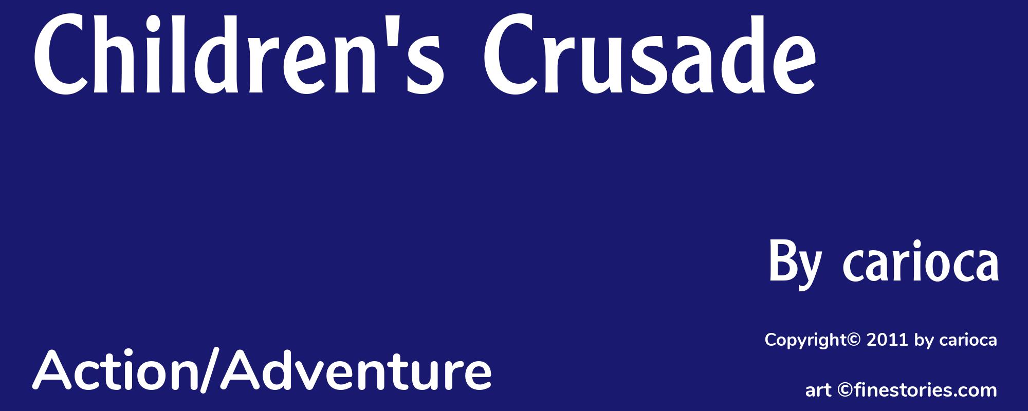 Children's Crusade - Cover