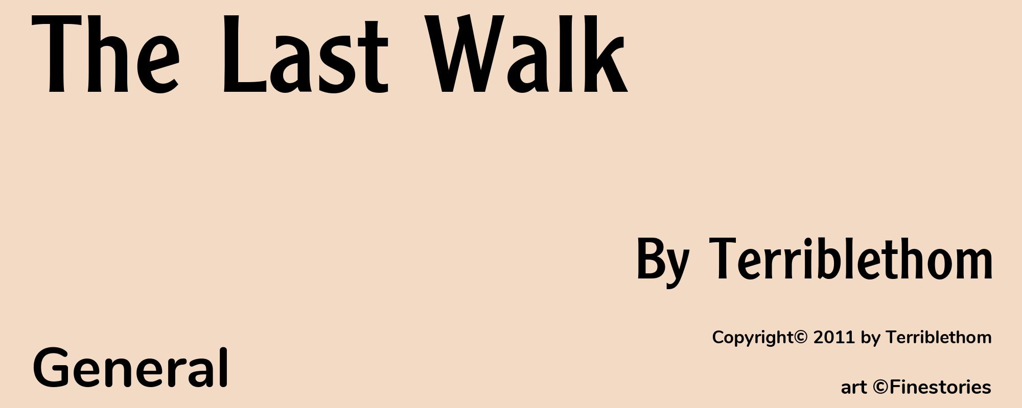 The Last Walk - Cover