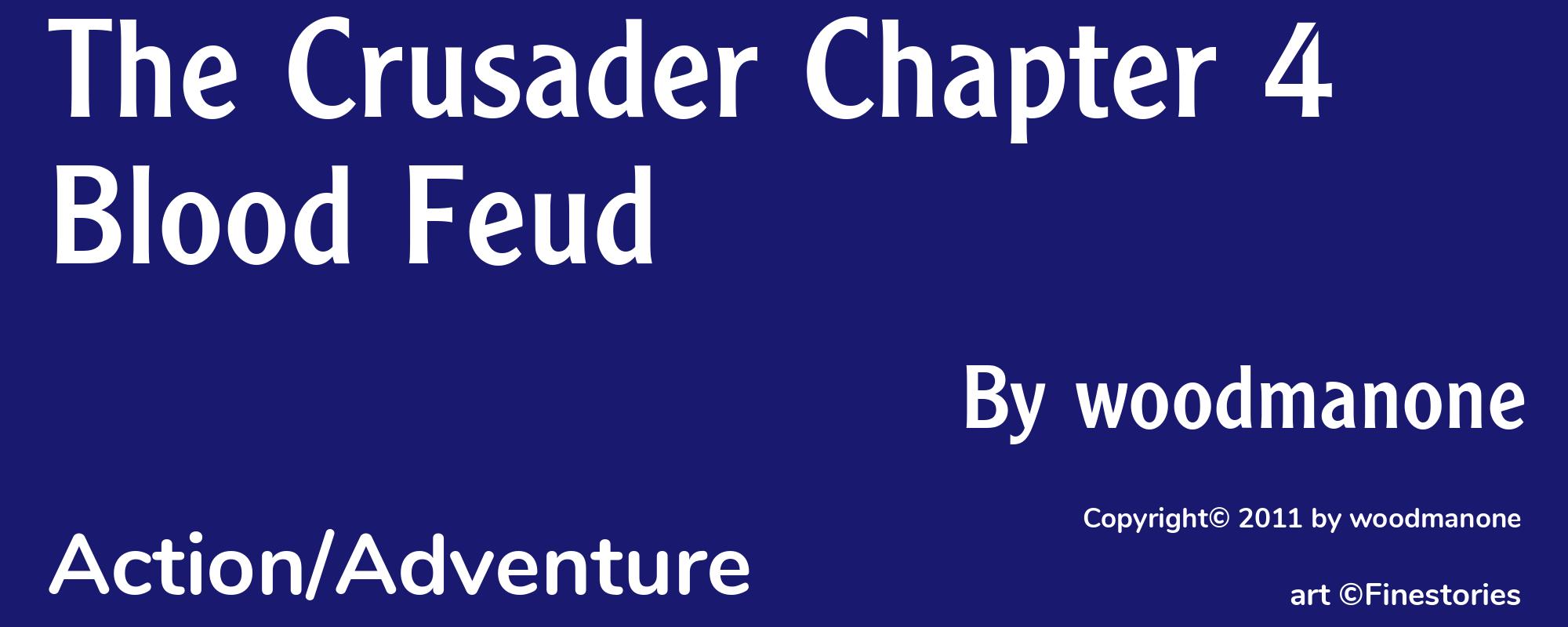 The Crusader Chapter 4 Blood Feud - Cover