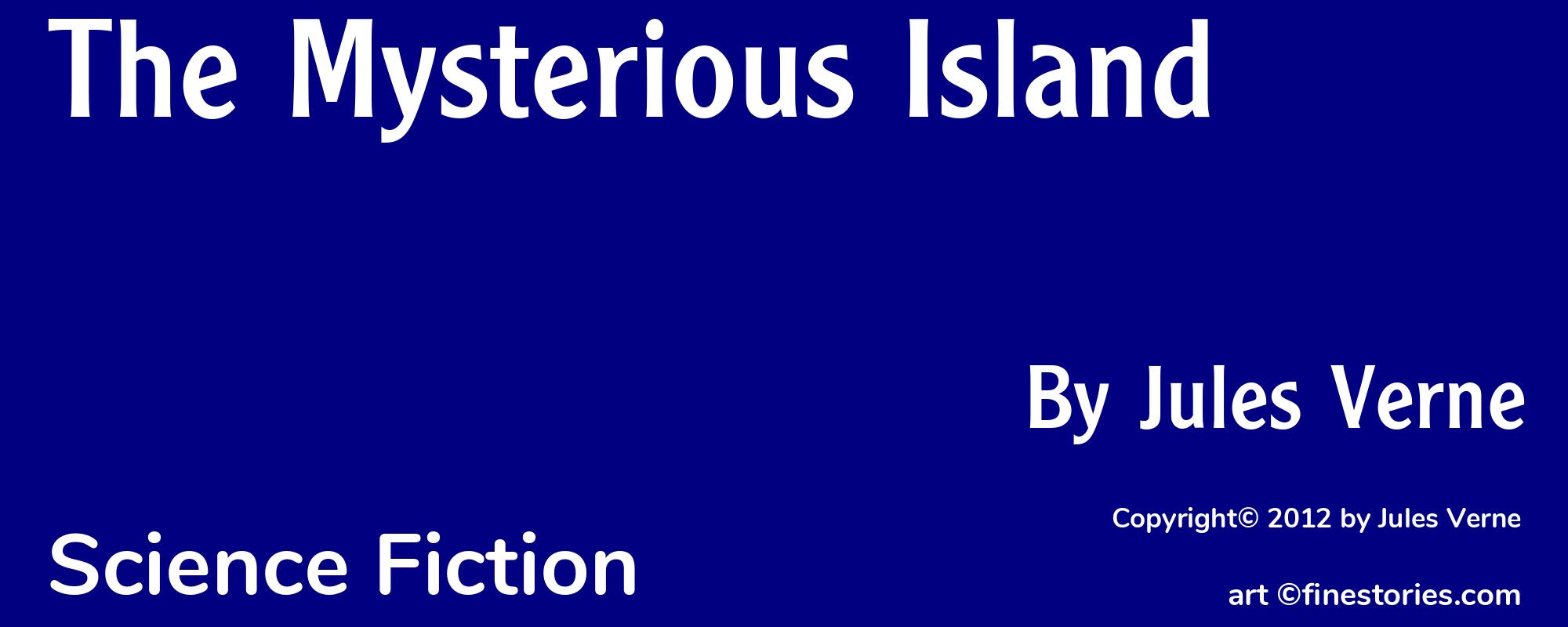 The Mysterious Island - Cover