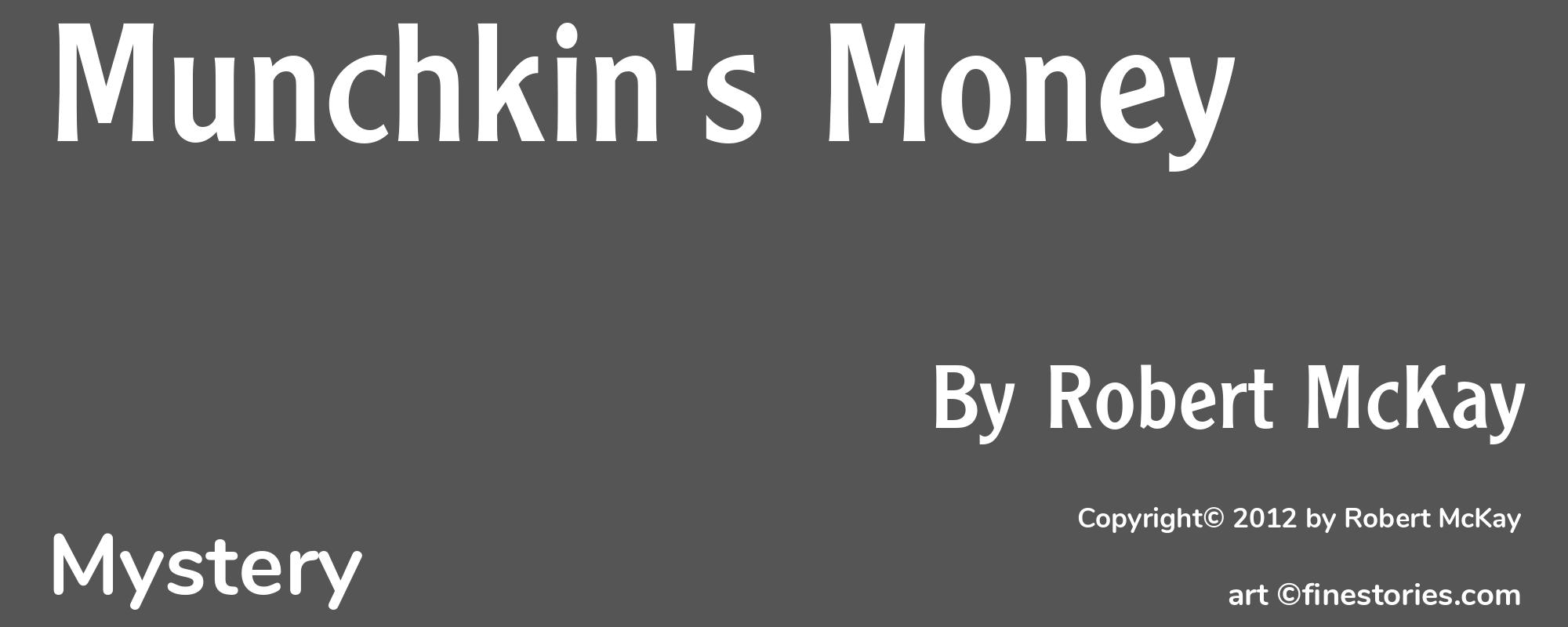 Munchkin's Money - Cover