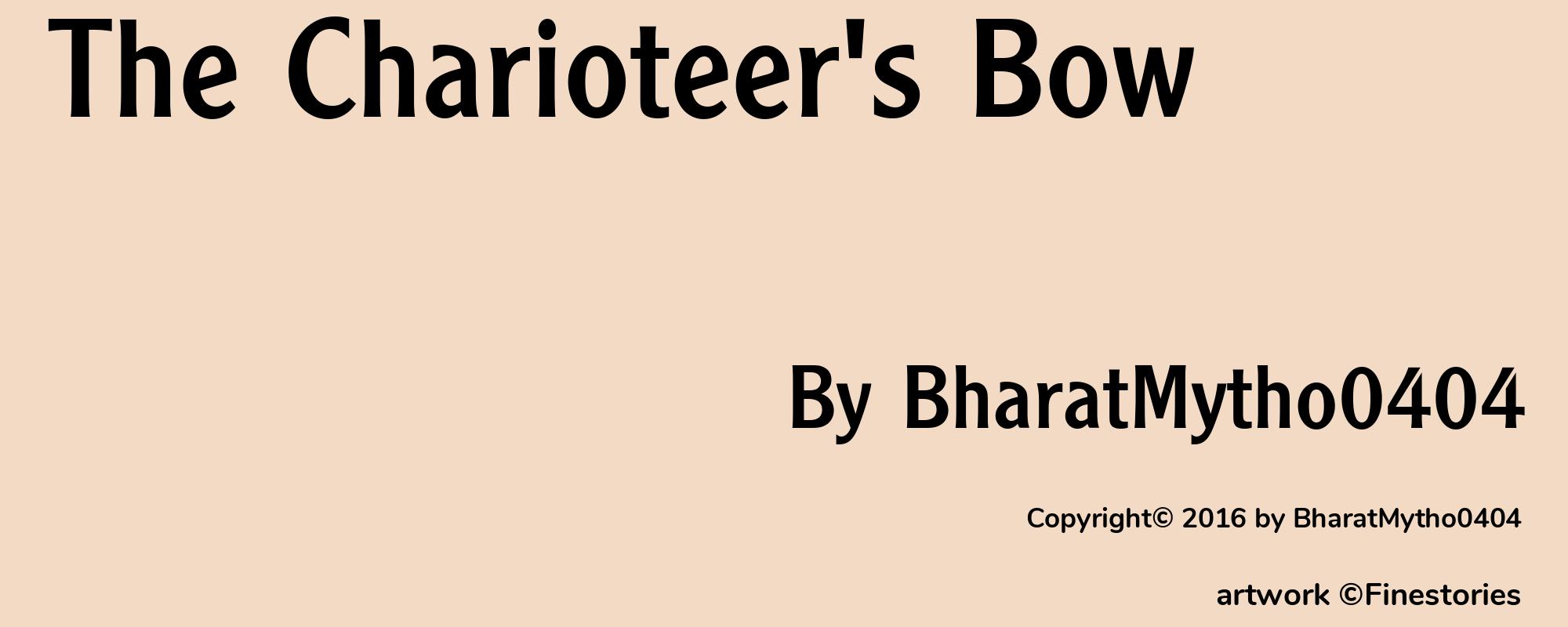 The Charioteer's Bow - Cover