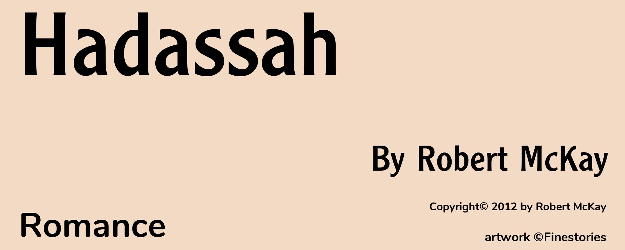 Hadassah - Cover
