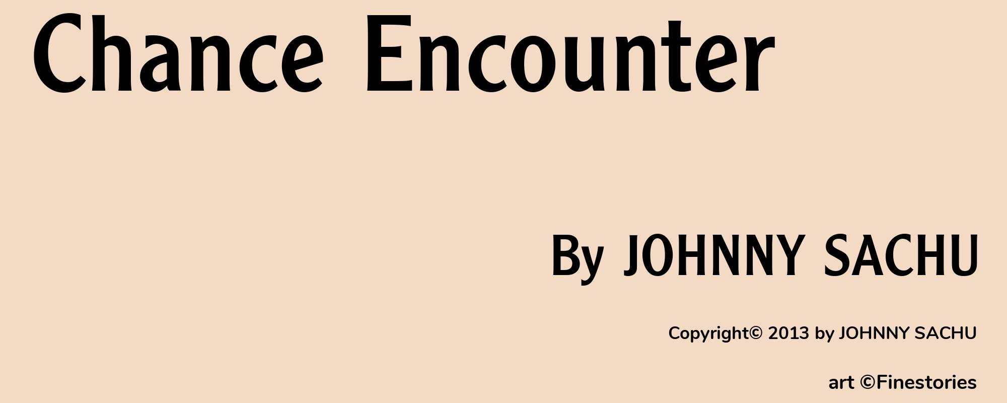 Chance Encounter - Cover