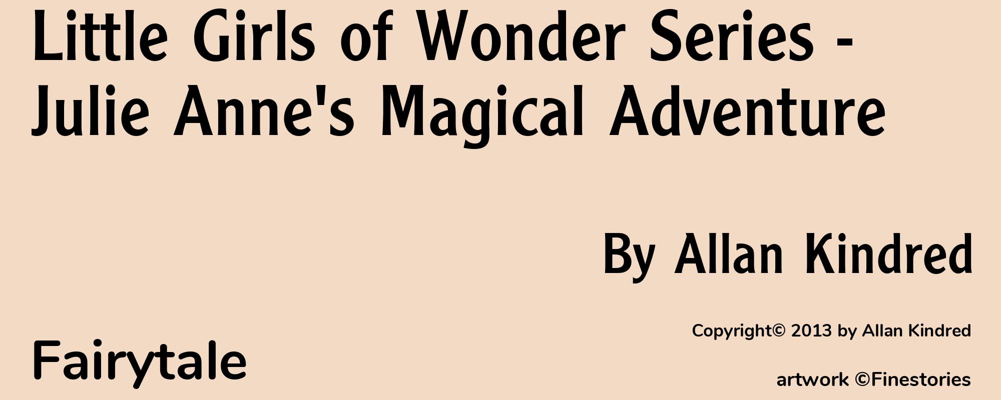 Little Girls of Wonder Series - Julie Anne's Magical Adventure - Cover
