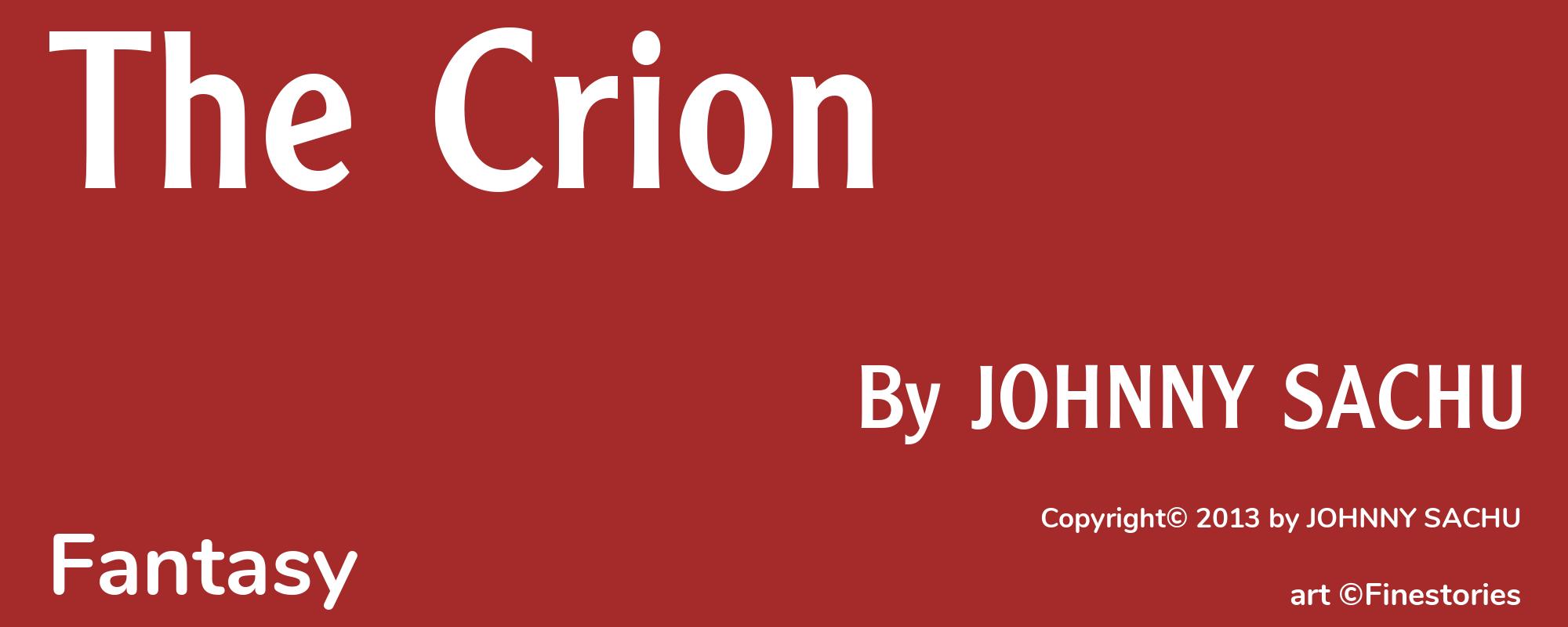 The Crion - Cover