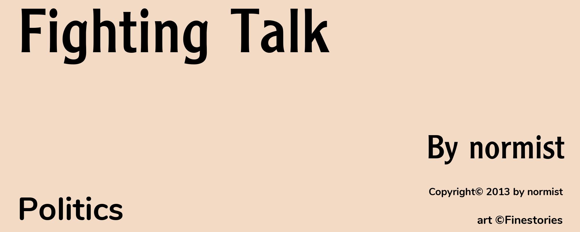 Fighting Talk - Cover