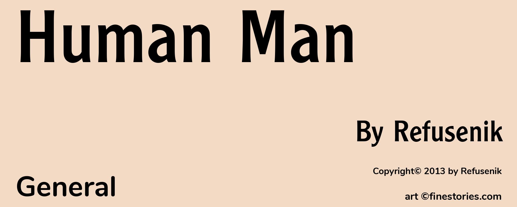 Human Man - Cover