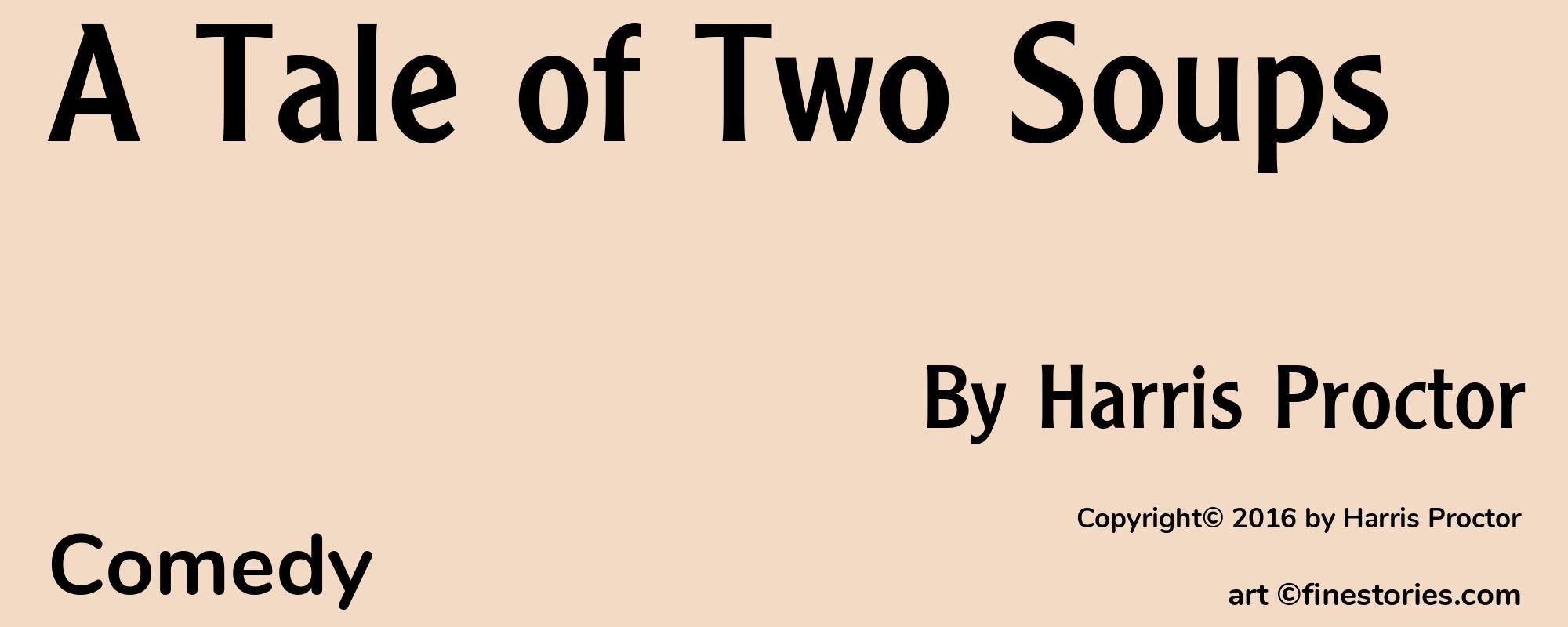A Tale of Two Soups - Cover