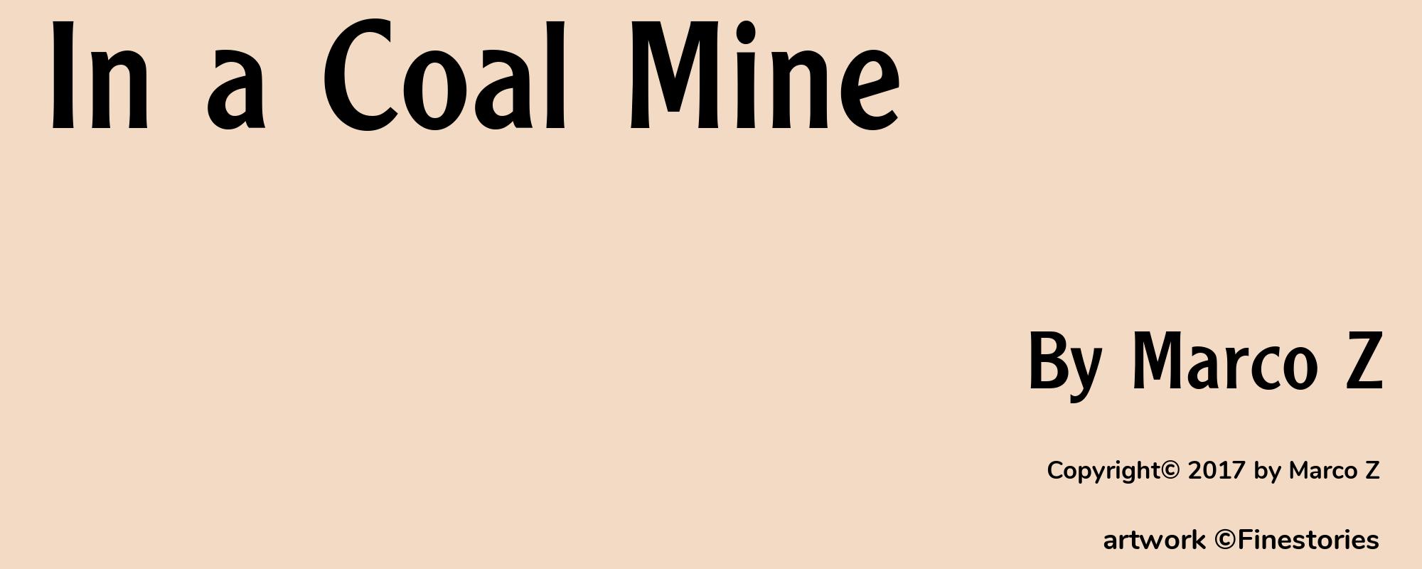 In a Coal Mine - Cover