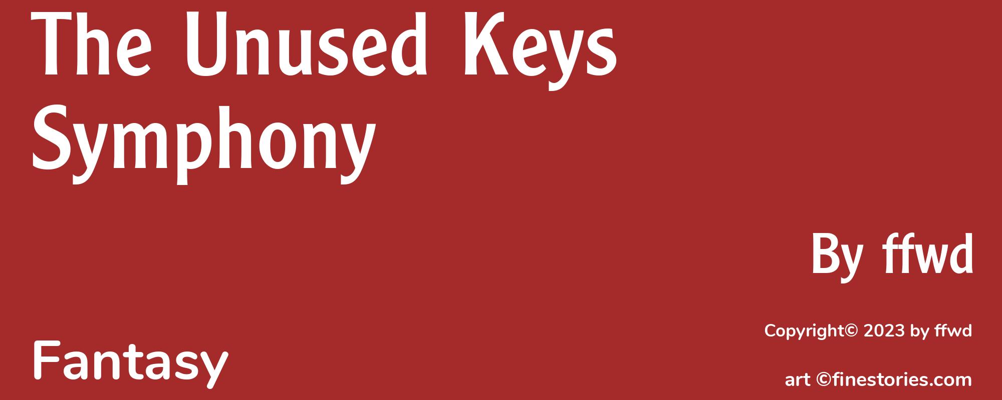 The Unused Keys Symphony - Cover