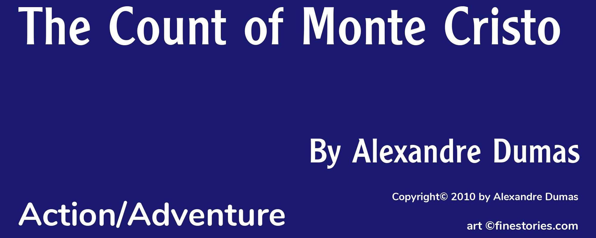 The Count of Monte Cristo - Cover