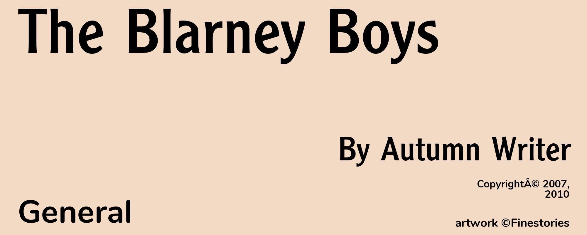 The Blarney Boys - Cover