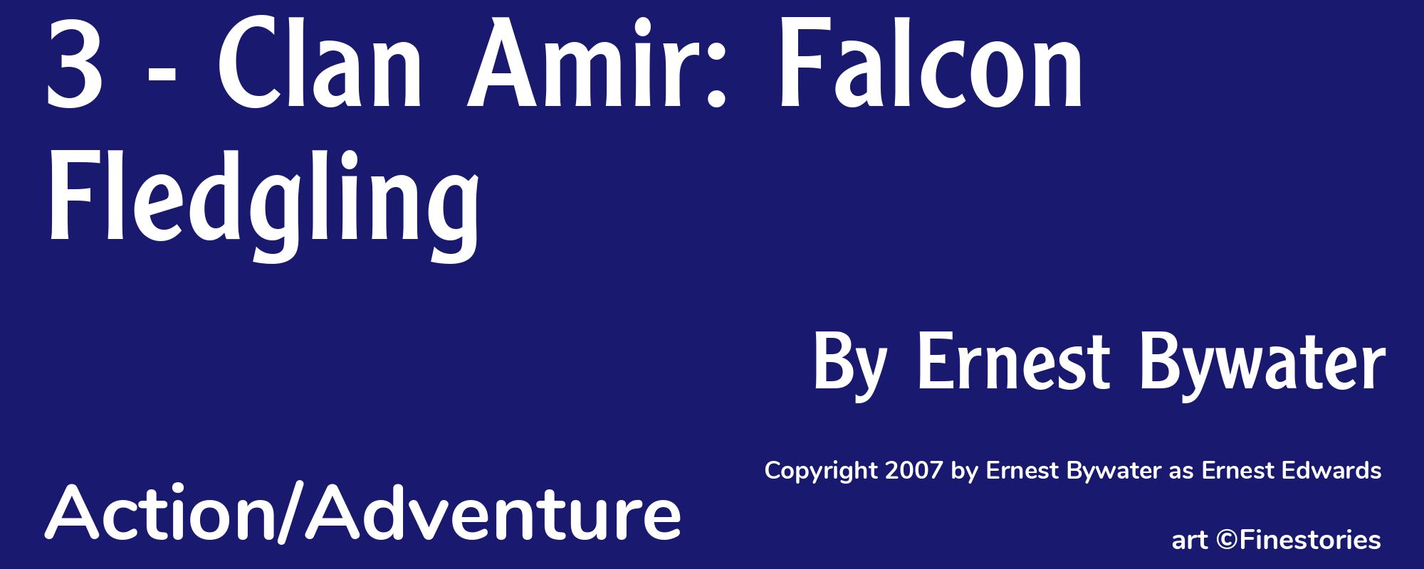 3 - Clan Amir: Falcon Fledgling - Cover