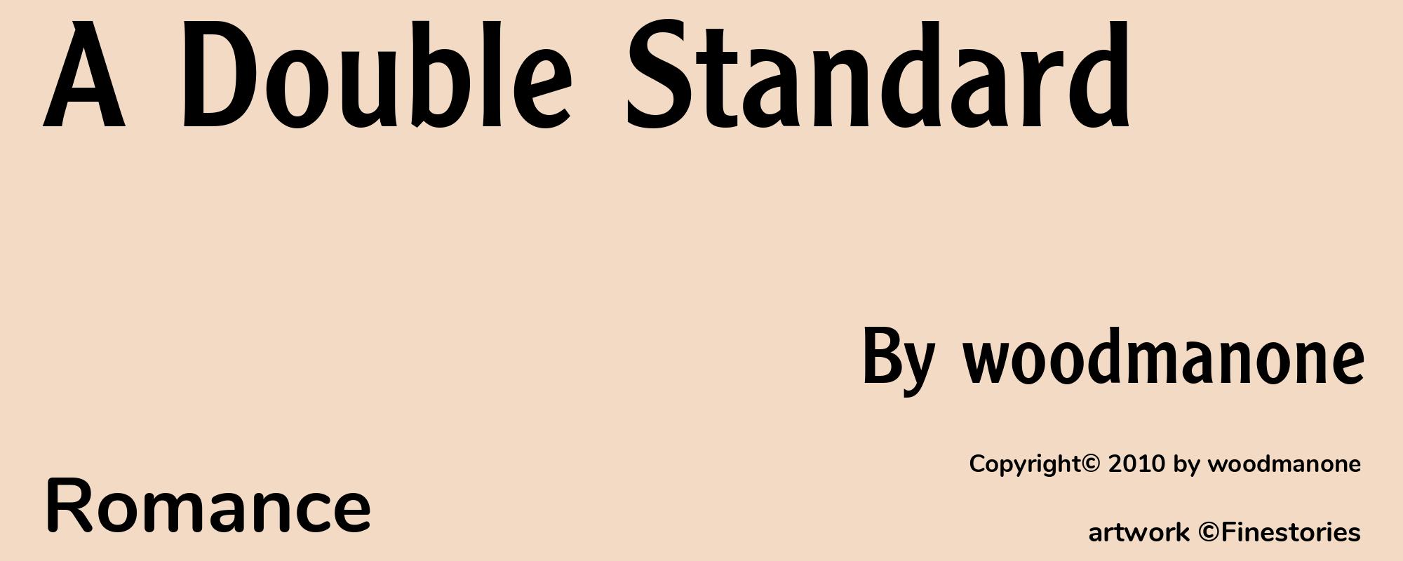 A Double Standard - Cover