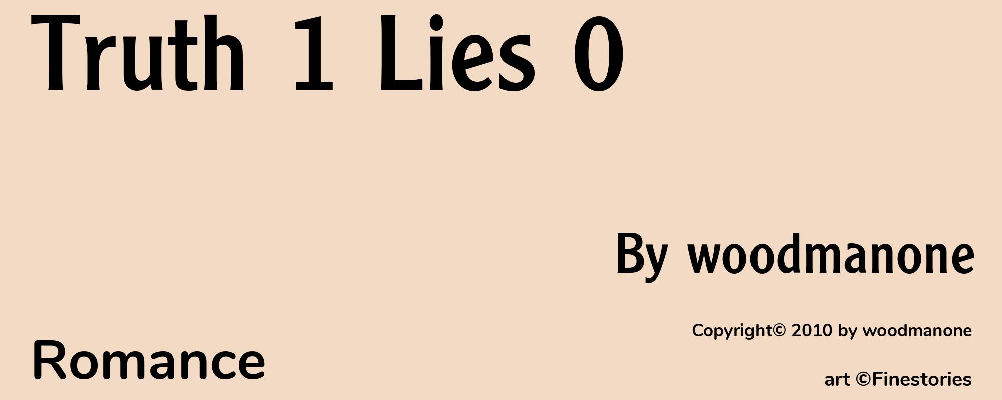 Truth 1 Lies 0 - Cover