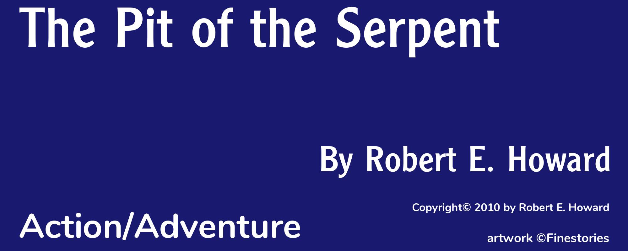 The Pit of the Serpent - Cover