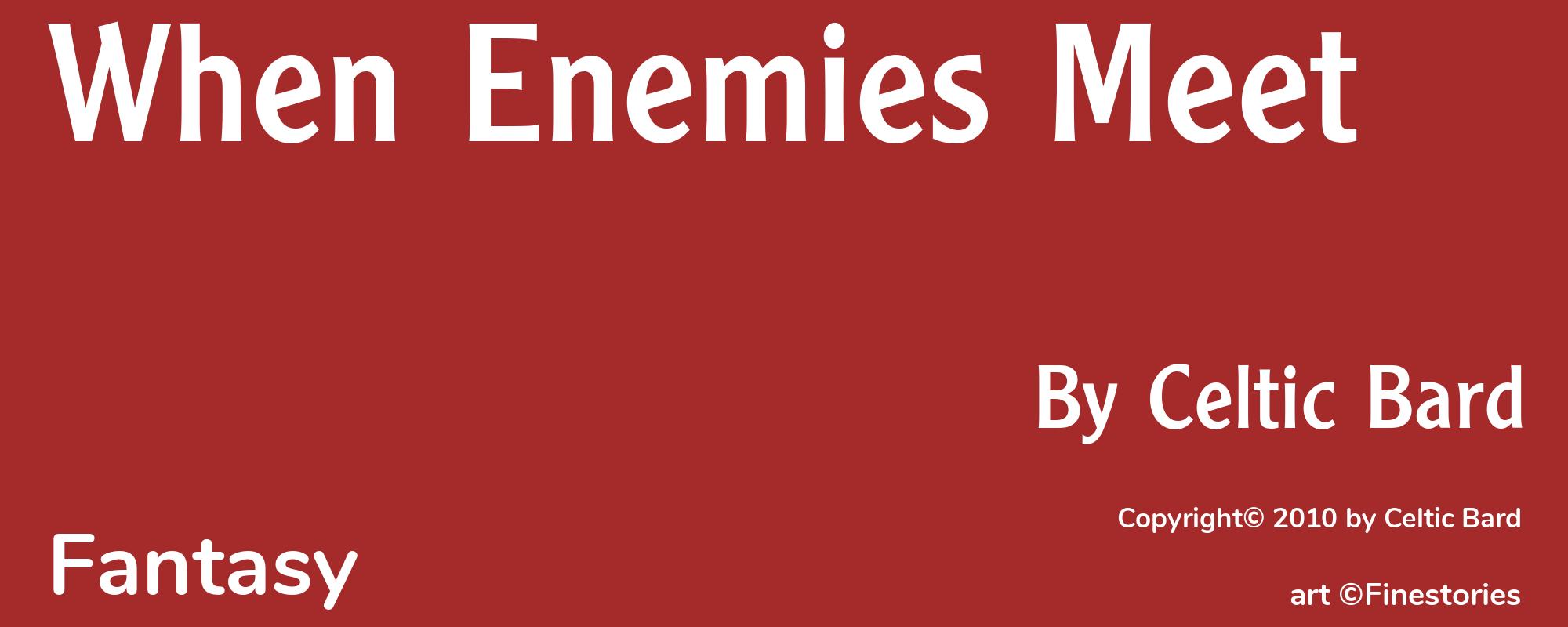 When Enemies Meet - Cover