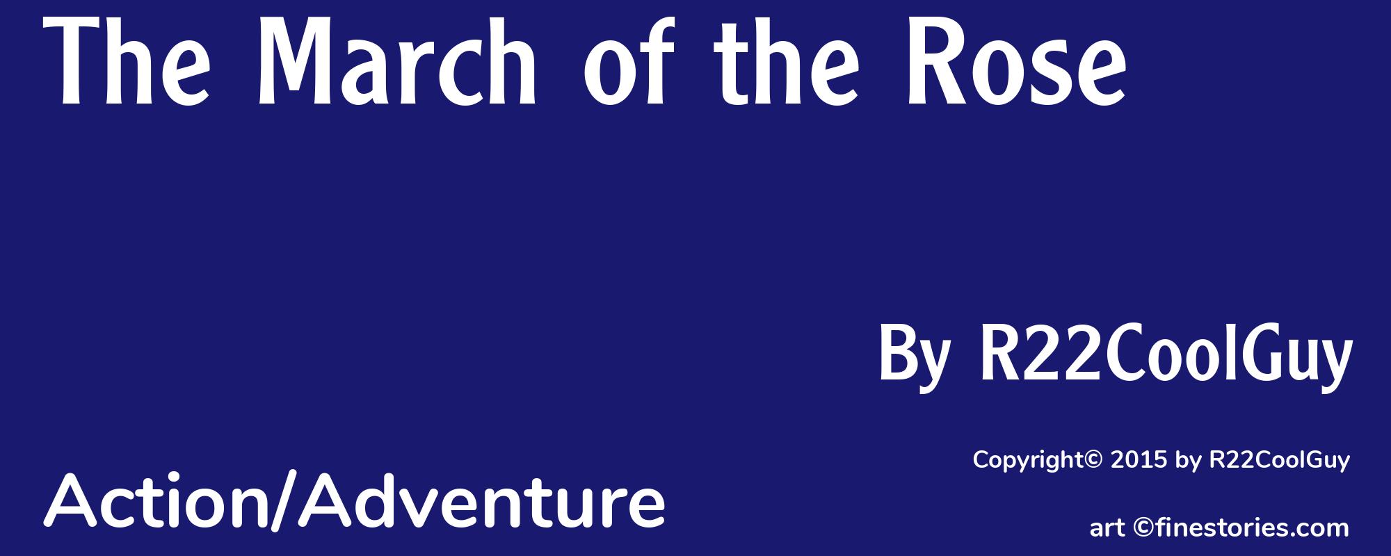 The March of the Rose - Cover