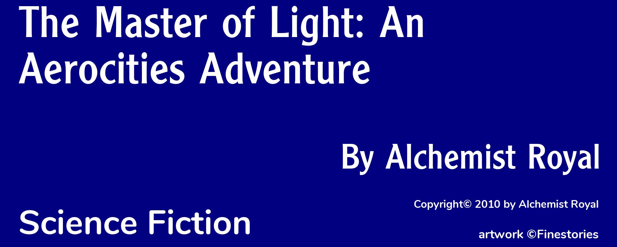 The Master of Light: An Aerocities Adventure - Cover