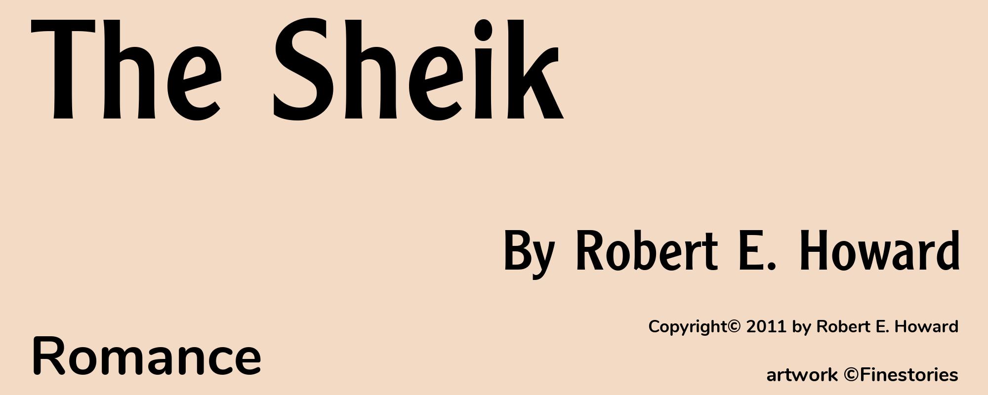 The Sheik - Cover