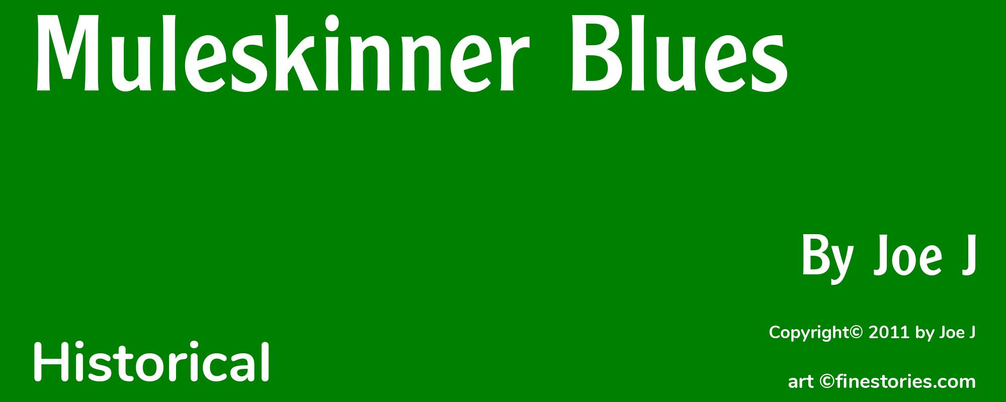 Muleskinner Blues - Cover