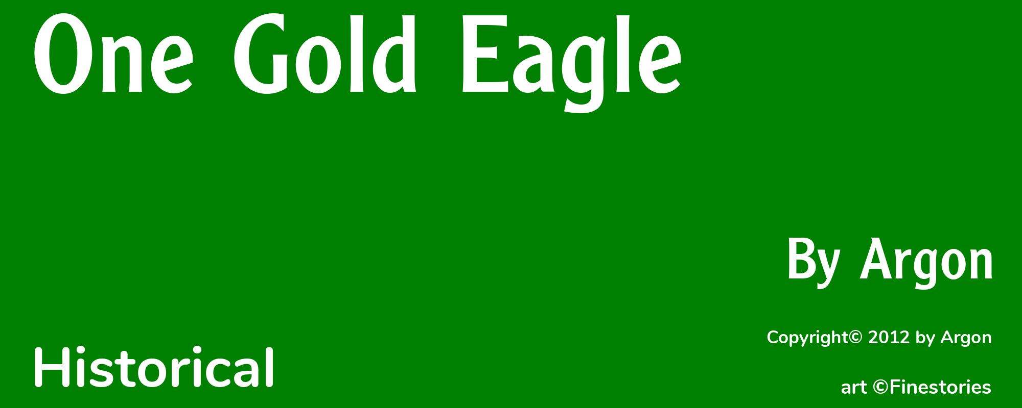One Gold Eagle - Cover