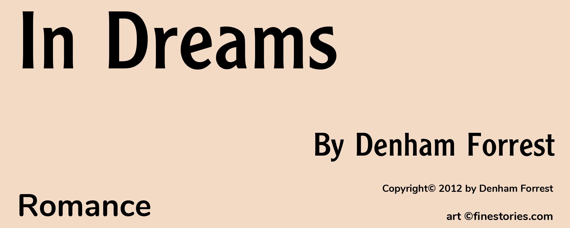 In Dreams - Cover