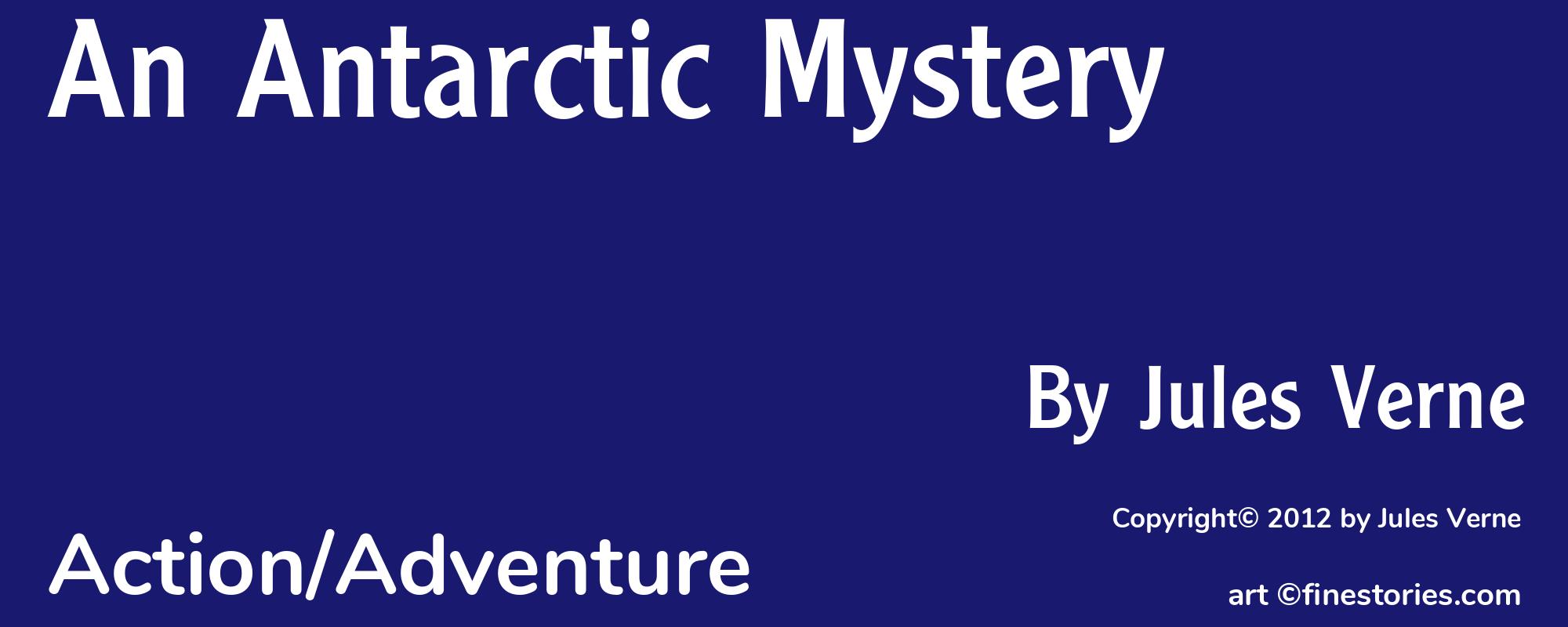 An Antarctic Mystery - Cover