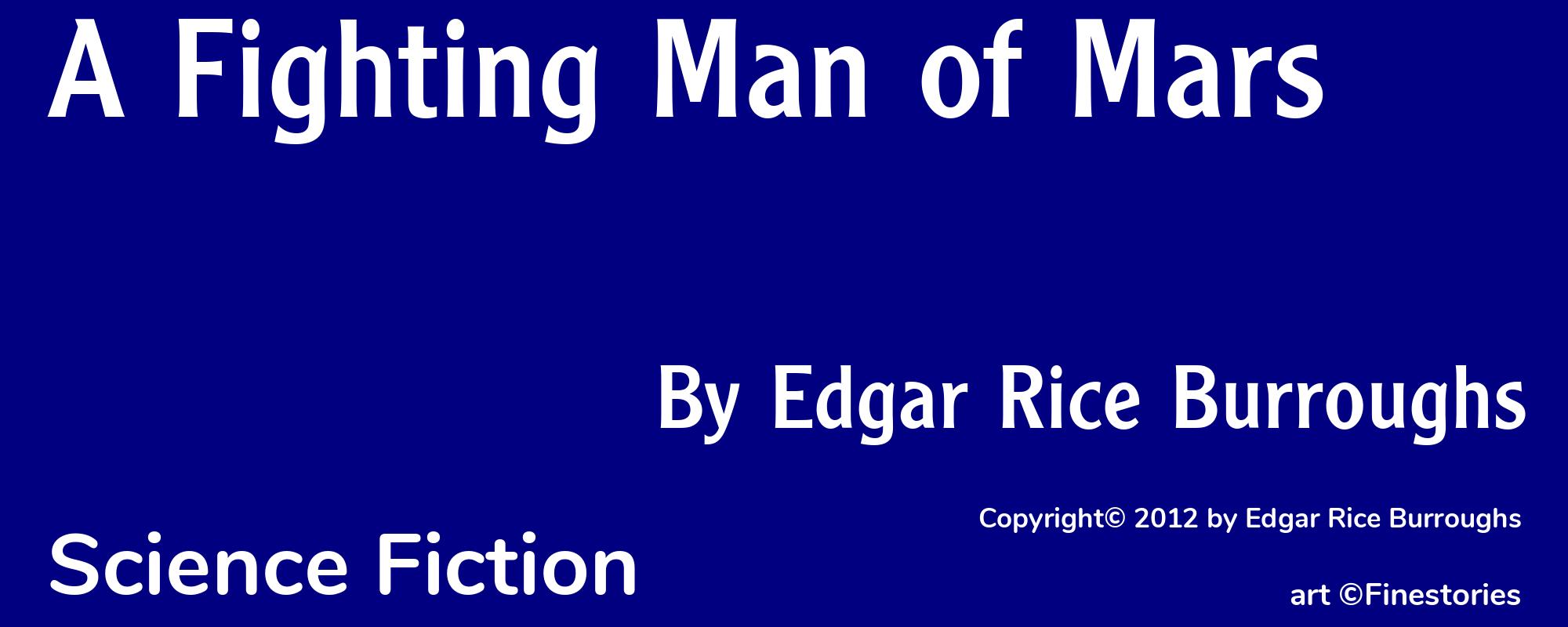 A Fighting Man of Mars - Cover