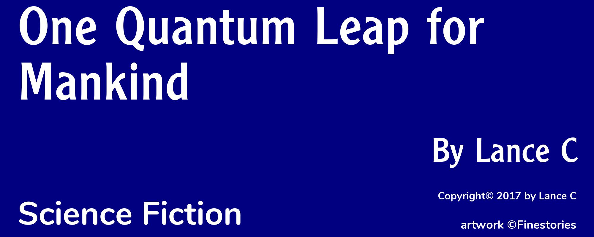 One Quantum Leap for Mankind - Cover