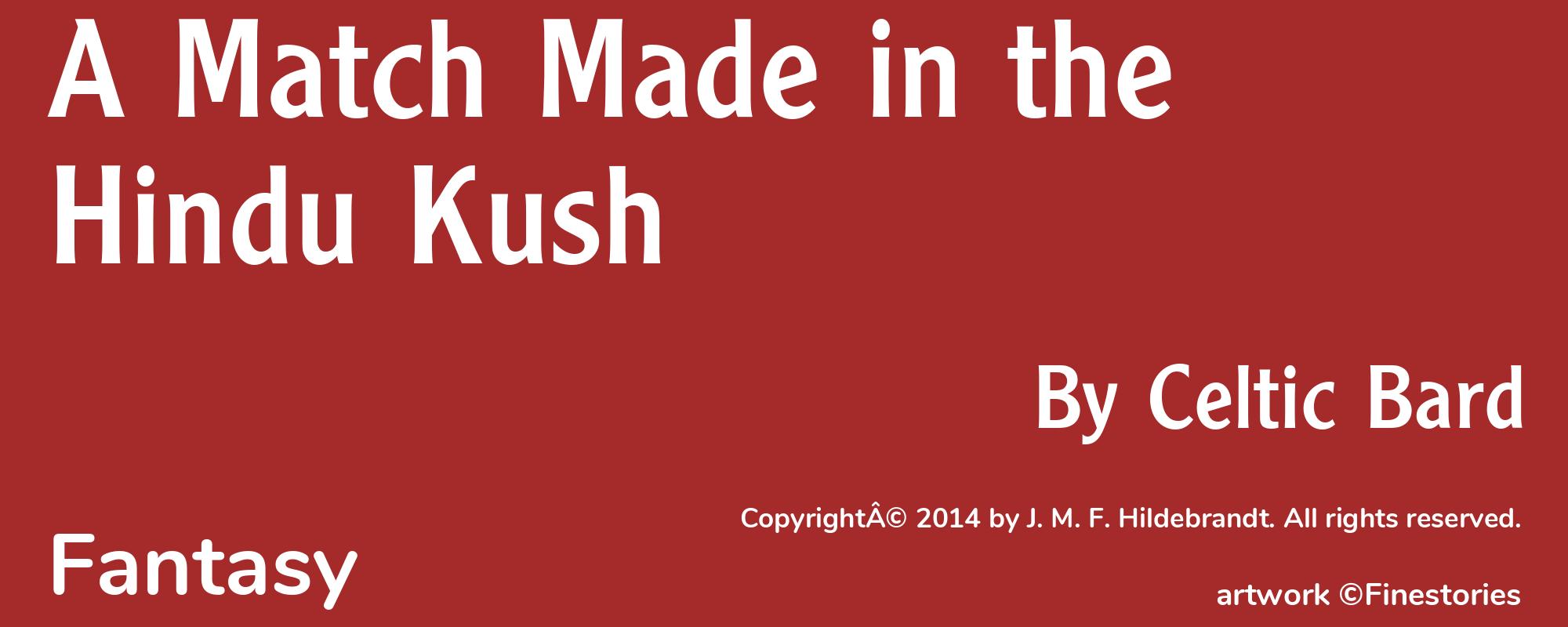 A Match Made in the Hindu Kush - Cover