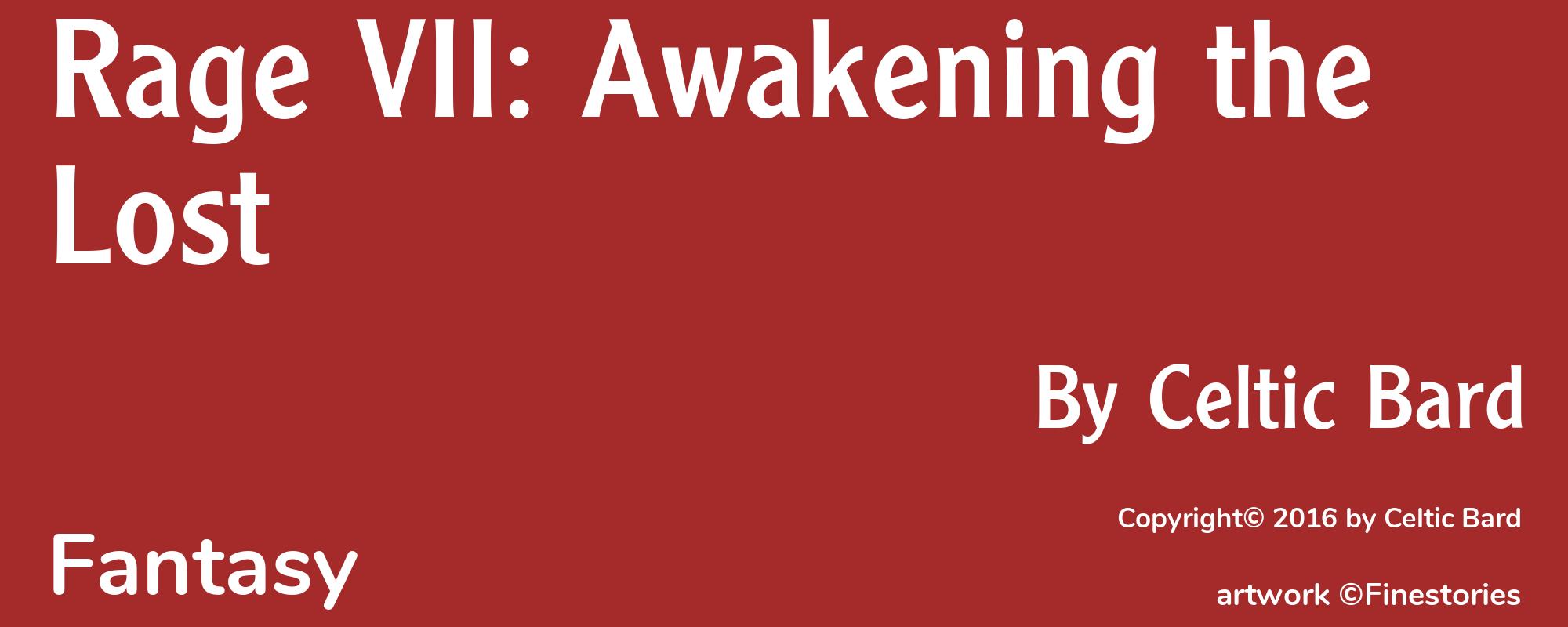 Rage VII: Awakening the Lost - Cover