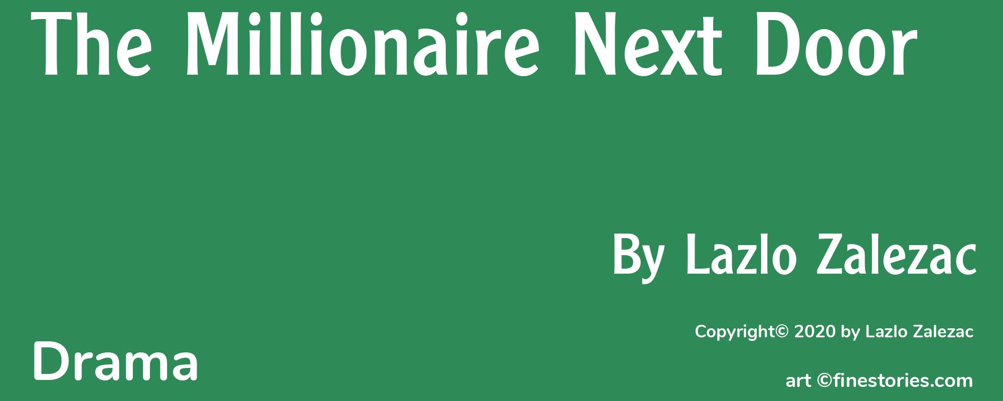 The Millionaire Next Door - Cover