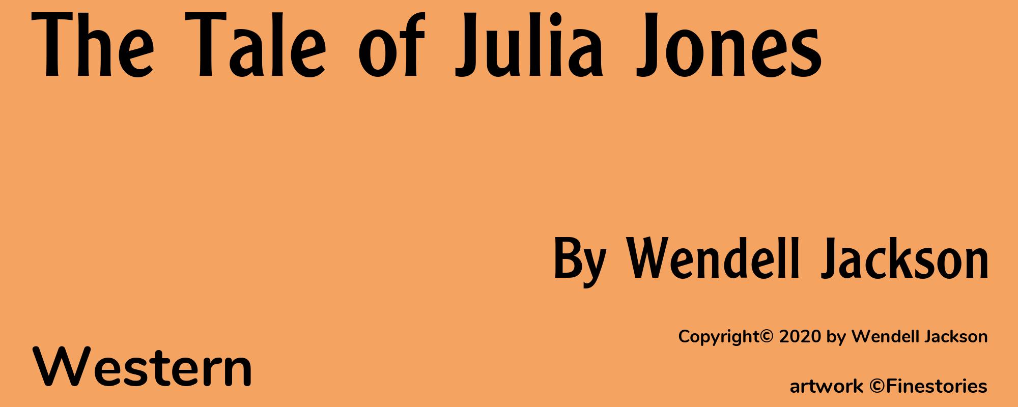 The Tale of Julia Jones - Cover