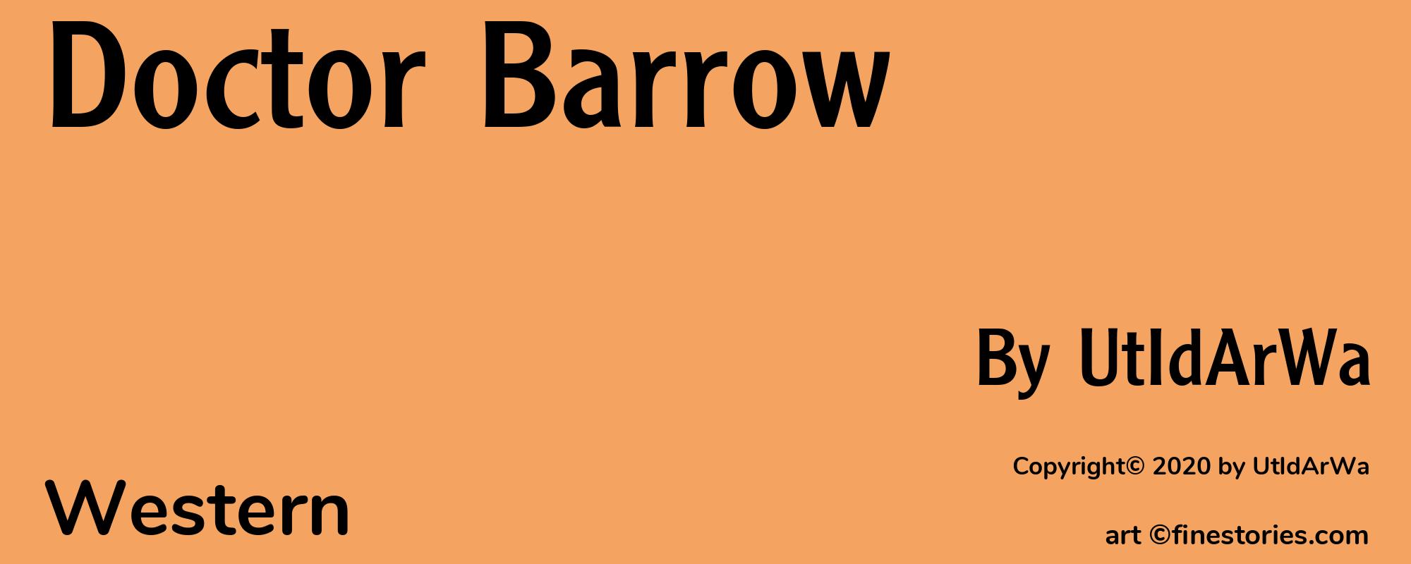 Doctor Barrow - Cover