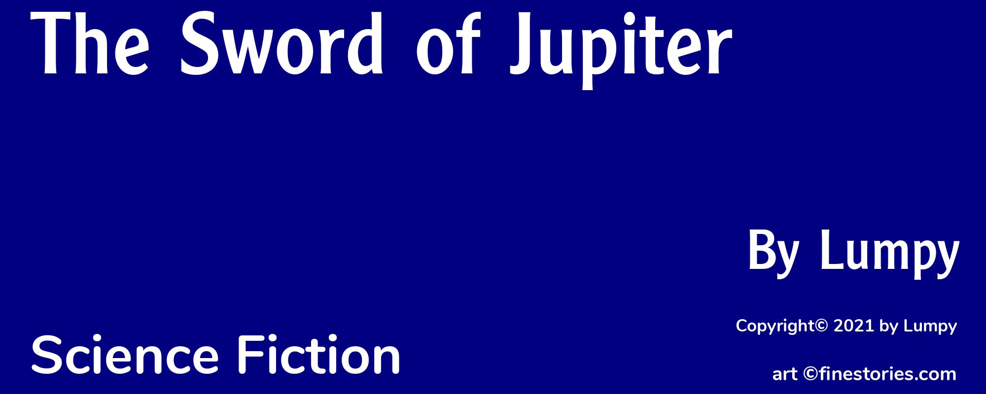The Sword of Jupiter - Cover