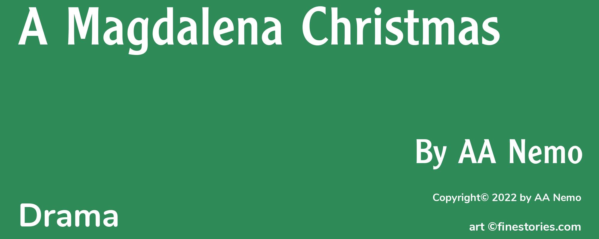 A Magdalena Christmas - Cover
