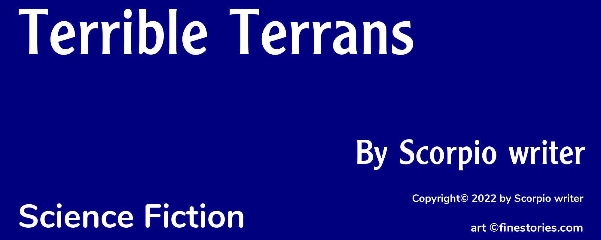 Terrible Terrans - Cover