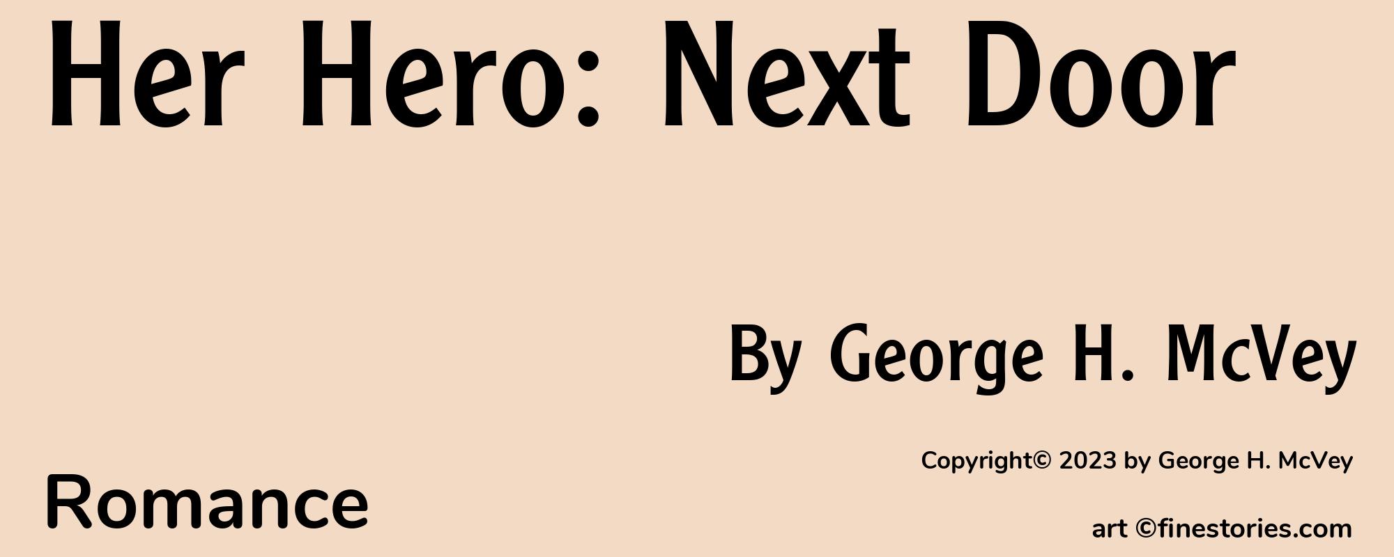 Her Hero: Next Door - Cover