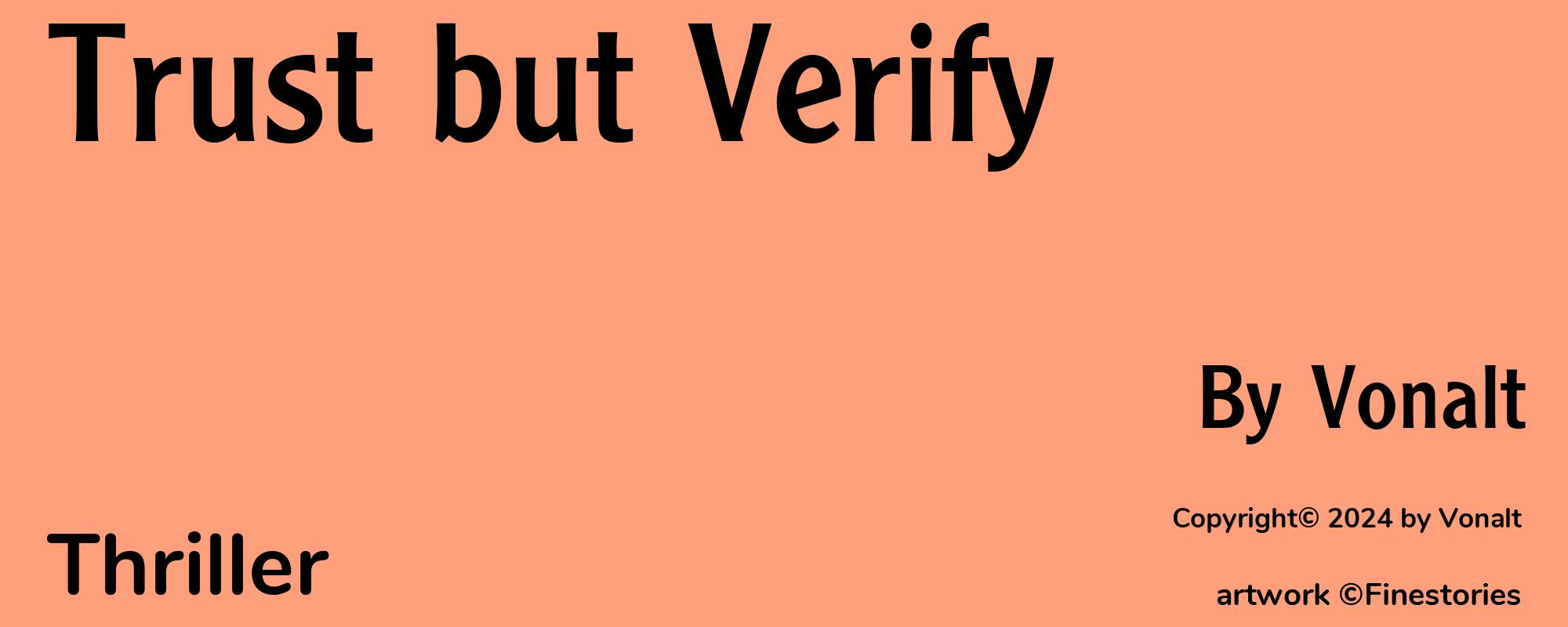 Trust but Verify - Cover