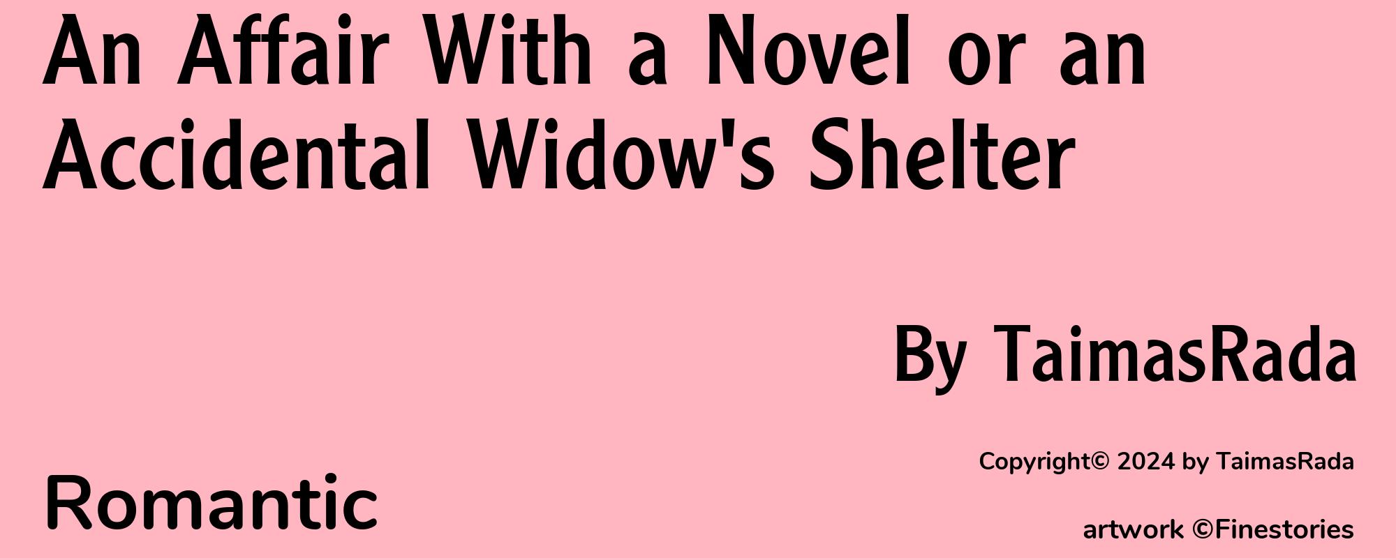 An Affair With a Novel or an Accidental Widow's Shelter - Cover